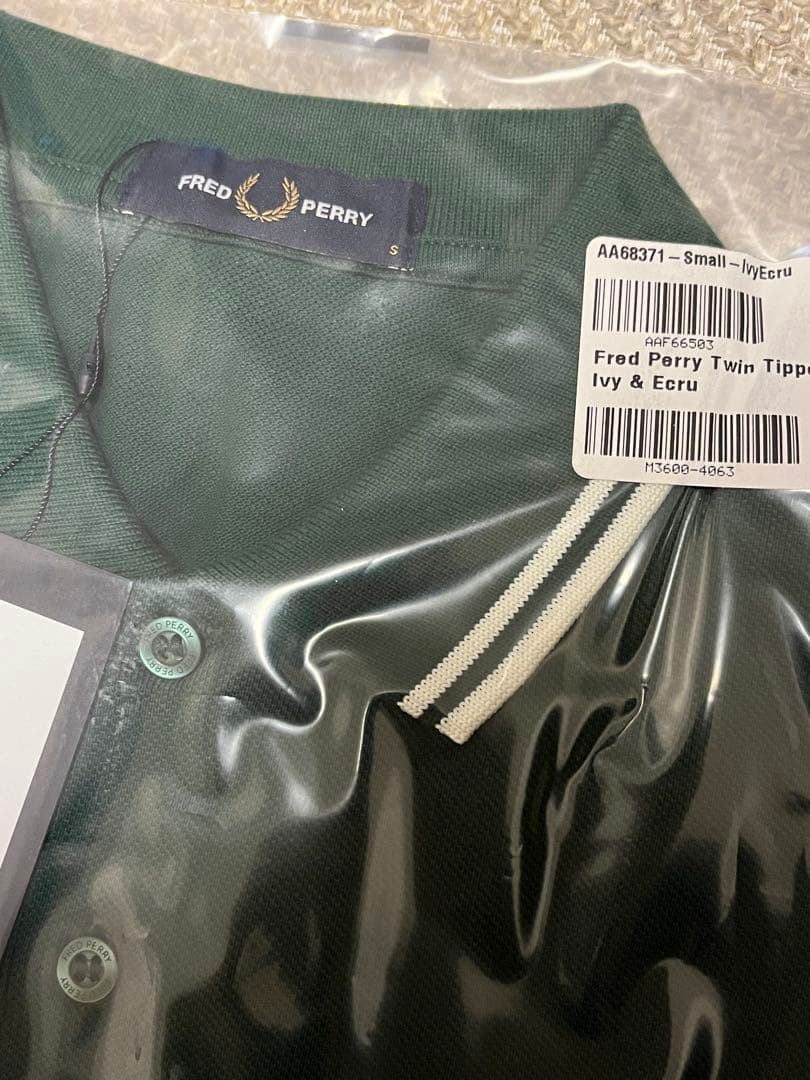 新品　FRED PERRY ポロシャツ SHIRT M3600 Green S