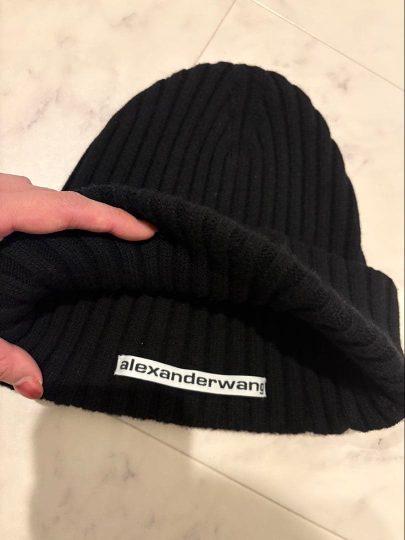 Alexander Wang 黒 ニット帽