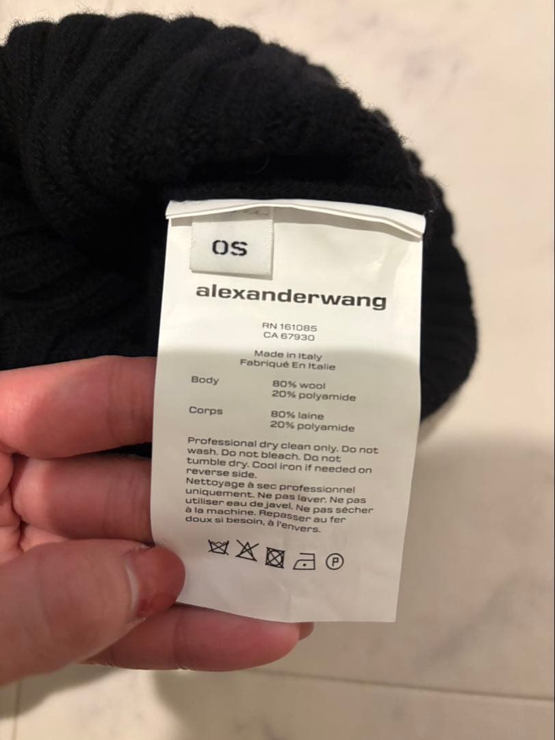 Alexander Wang 黒 ニット帽