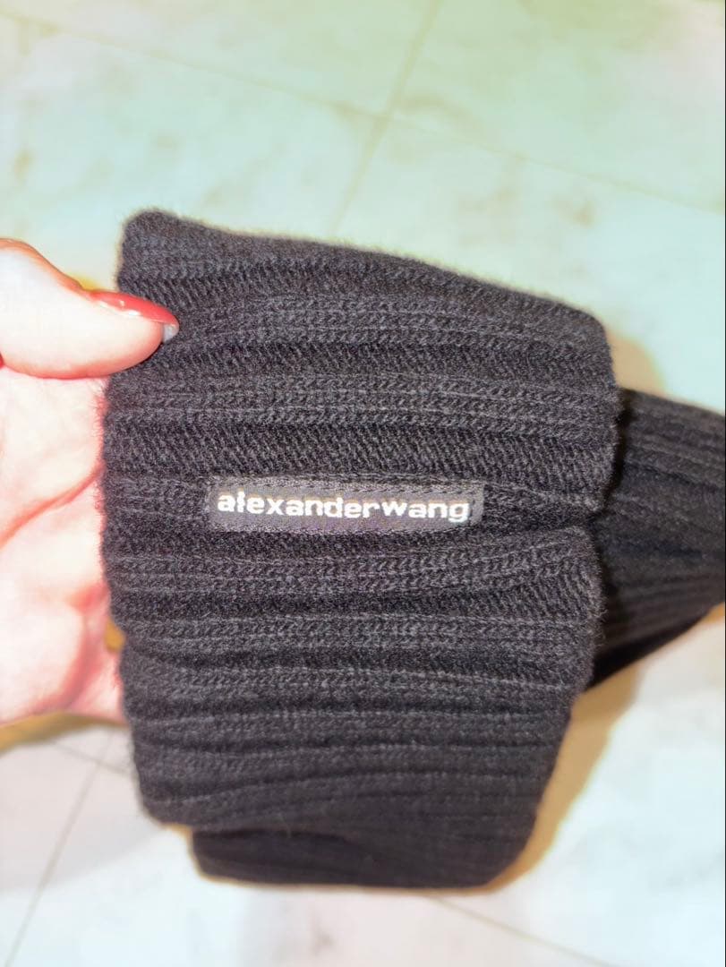 Alexander Wang 黒 ニット帽