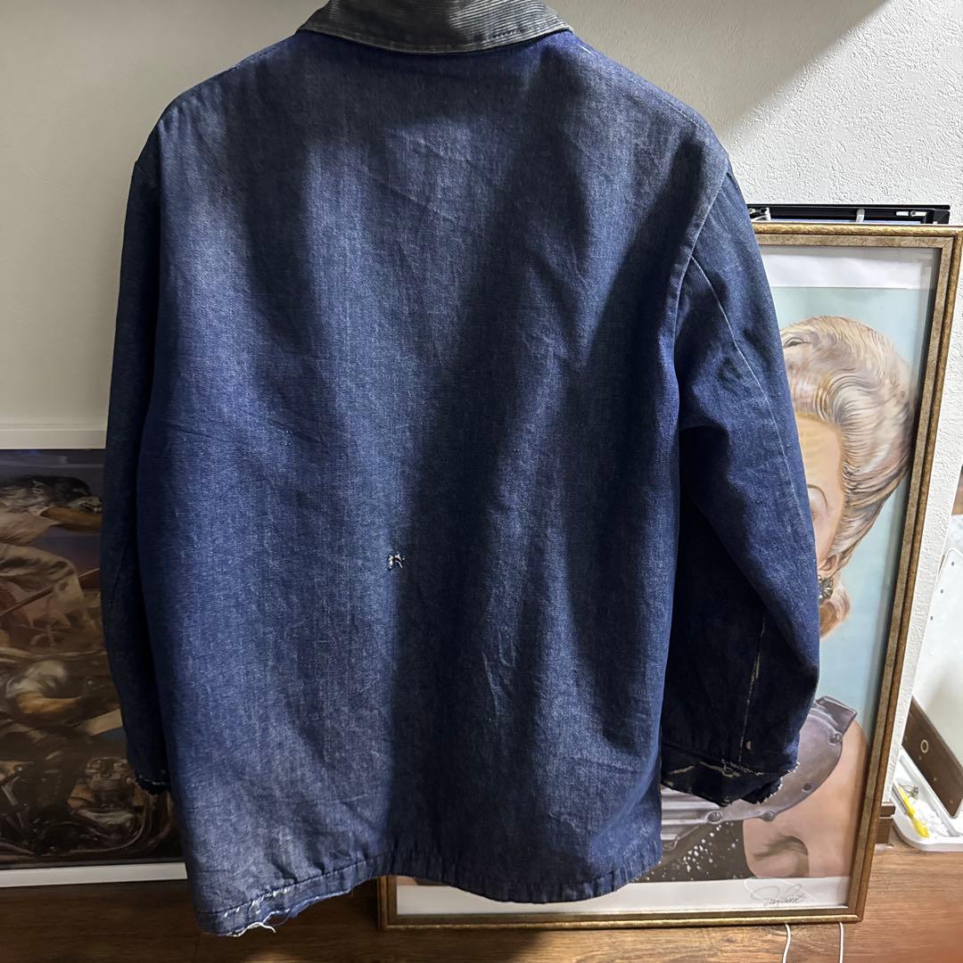 ジャケット・アウター 60s Unknown Denim Coverall BlancketLiner