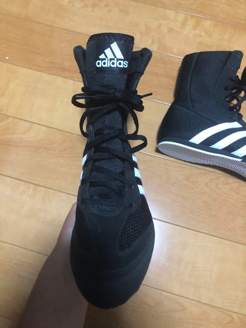 adidas ボクシングシューズ 黒/白