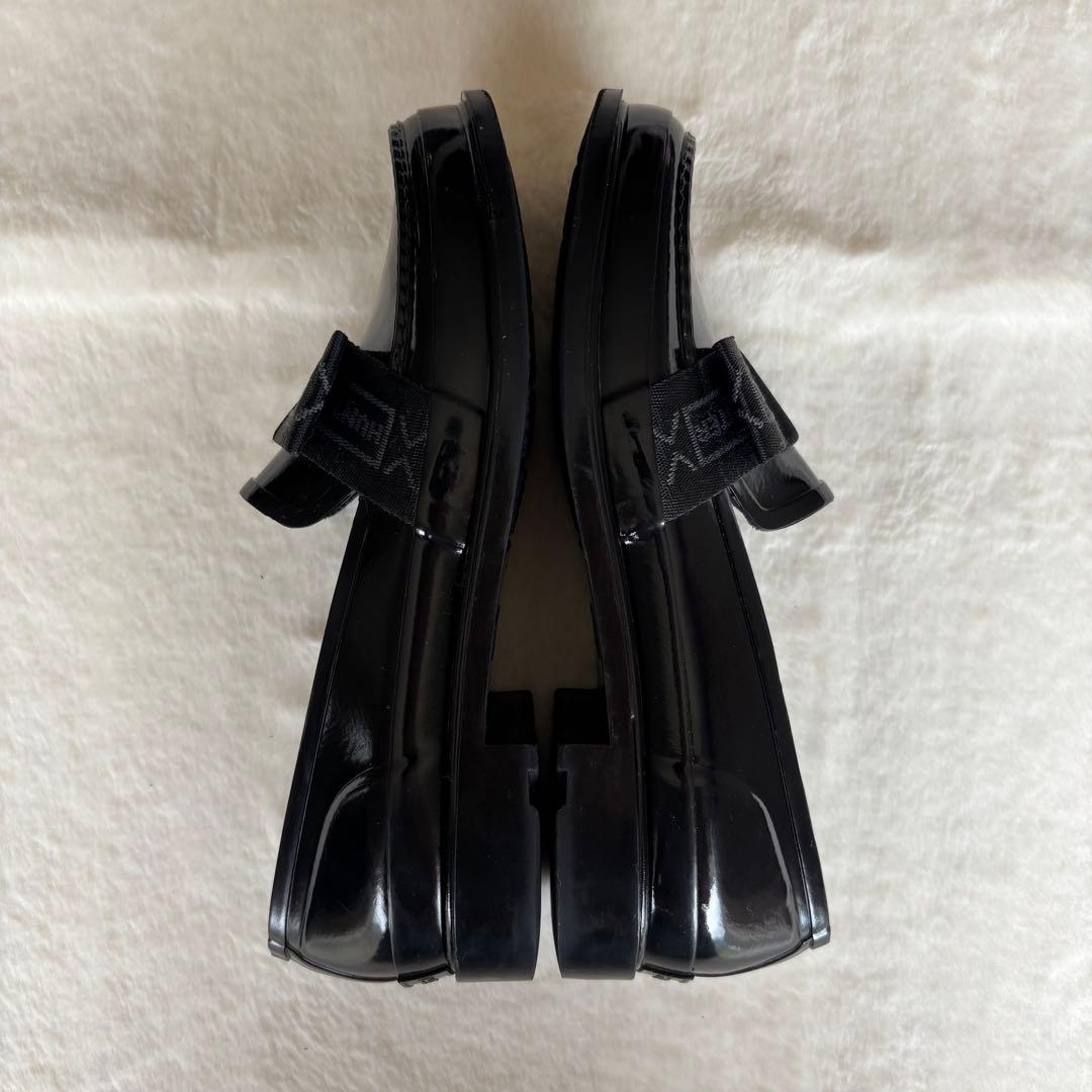 HUNTER ハンター レインシューズ ローファーUK5 24
