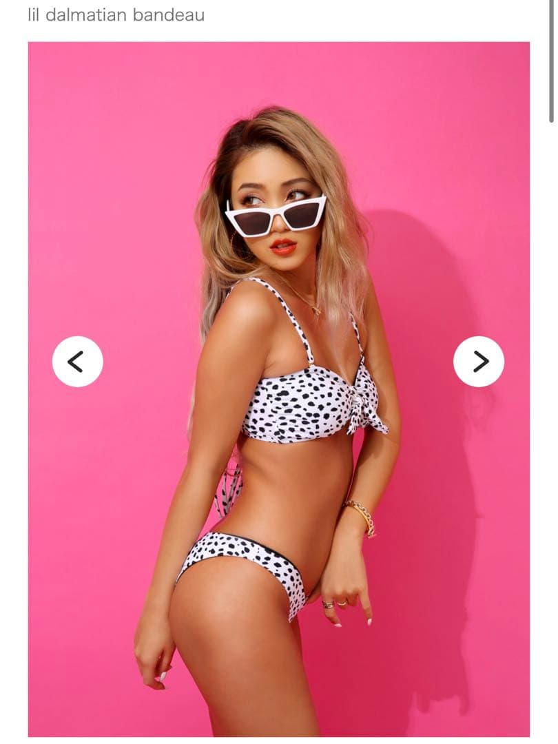 pinkyshake水着lil dalmatian bandeau