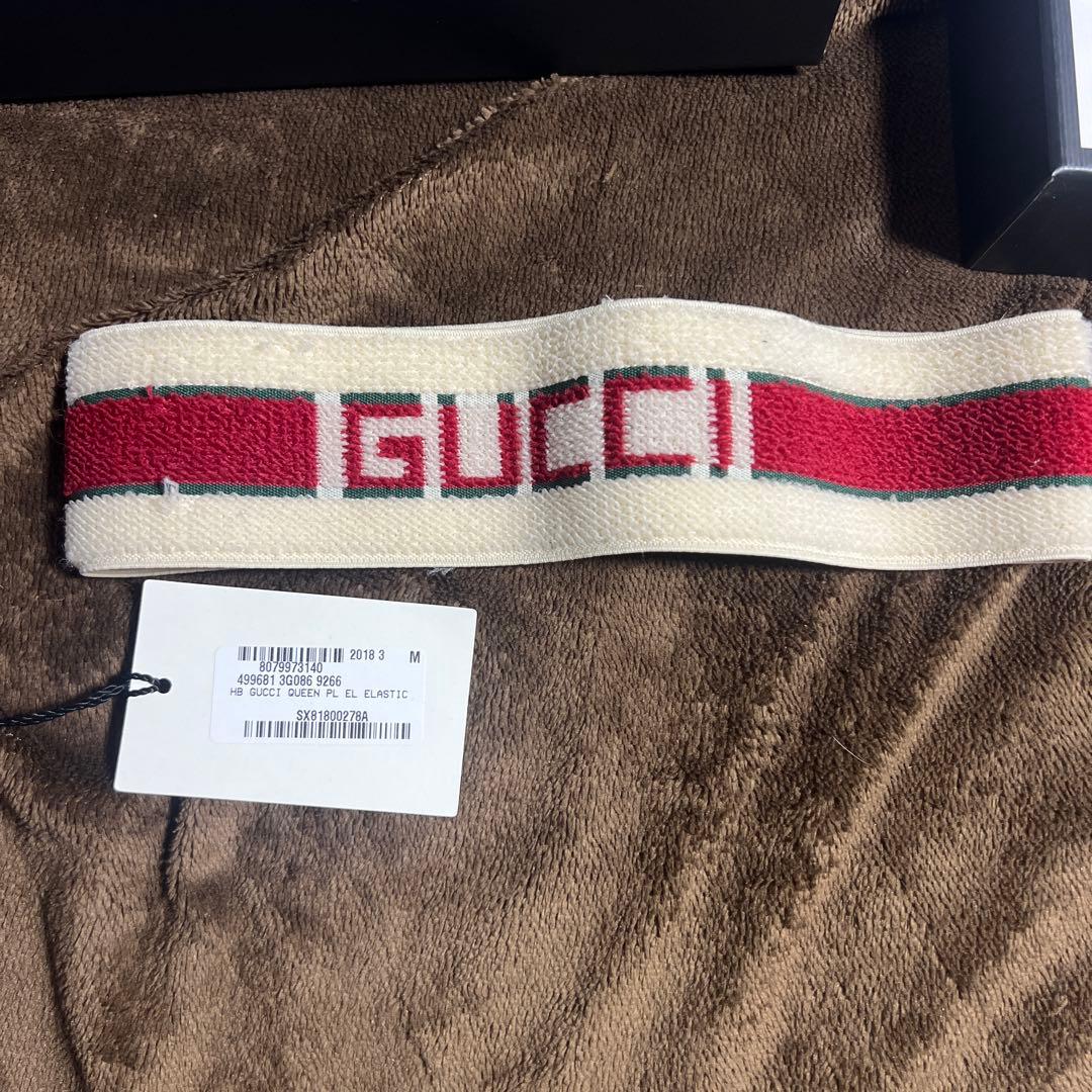 グッチ GUCCI エラスティック ヘアバンド