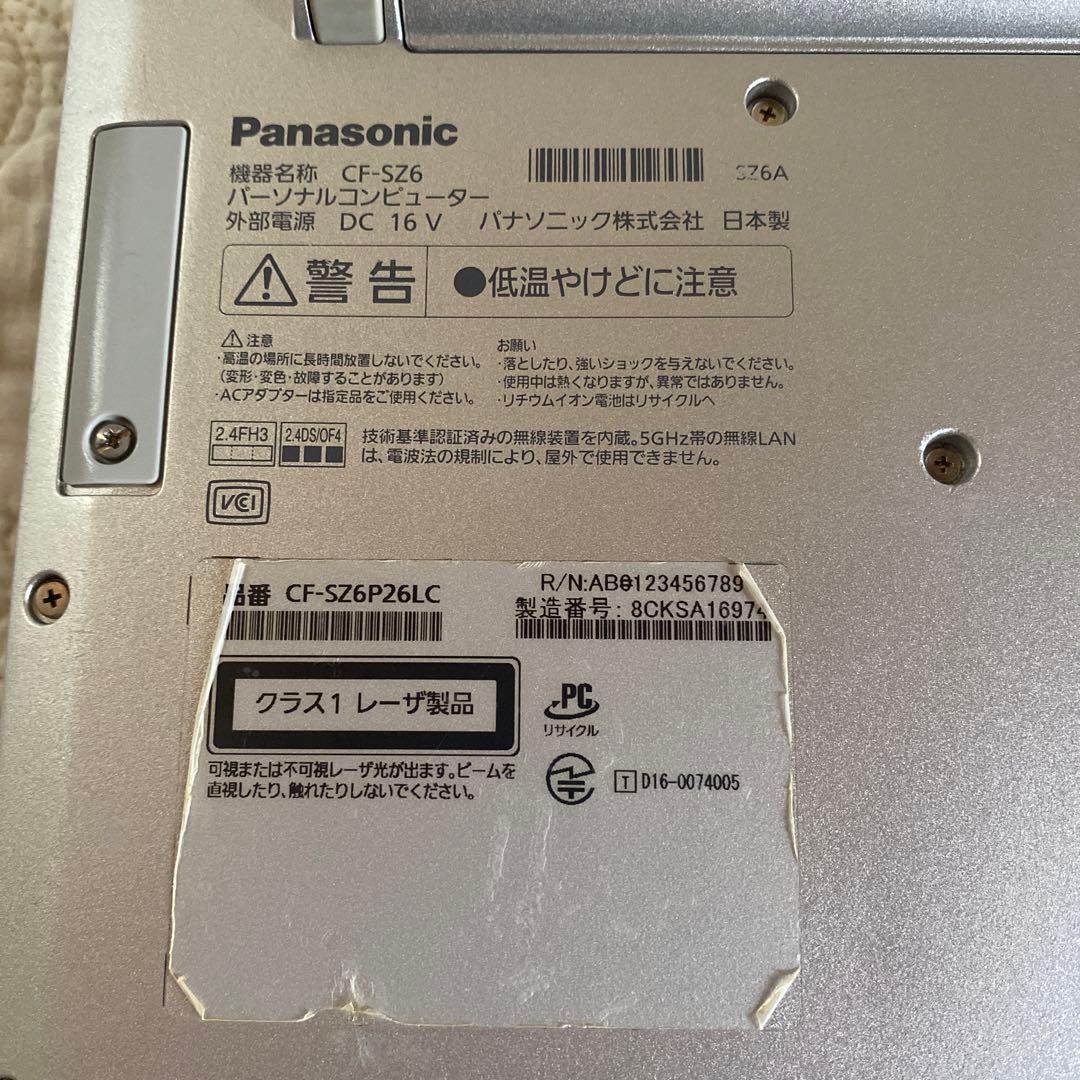 Panasonic CF-SZ6 ノートPC レッツノート