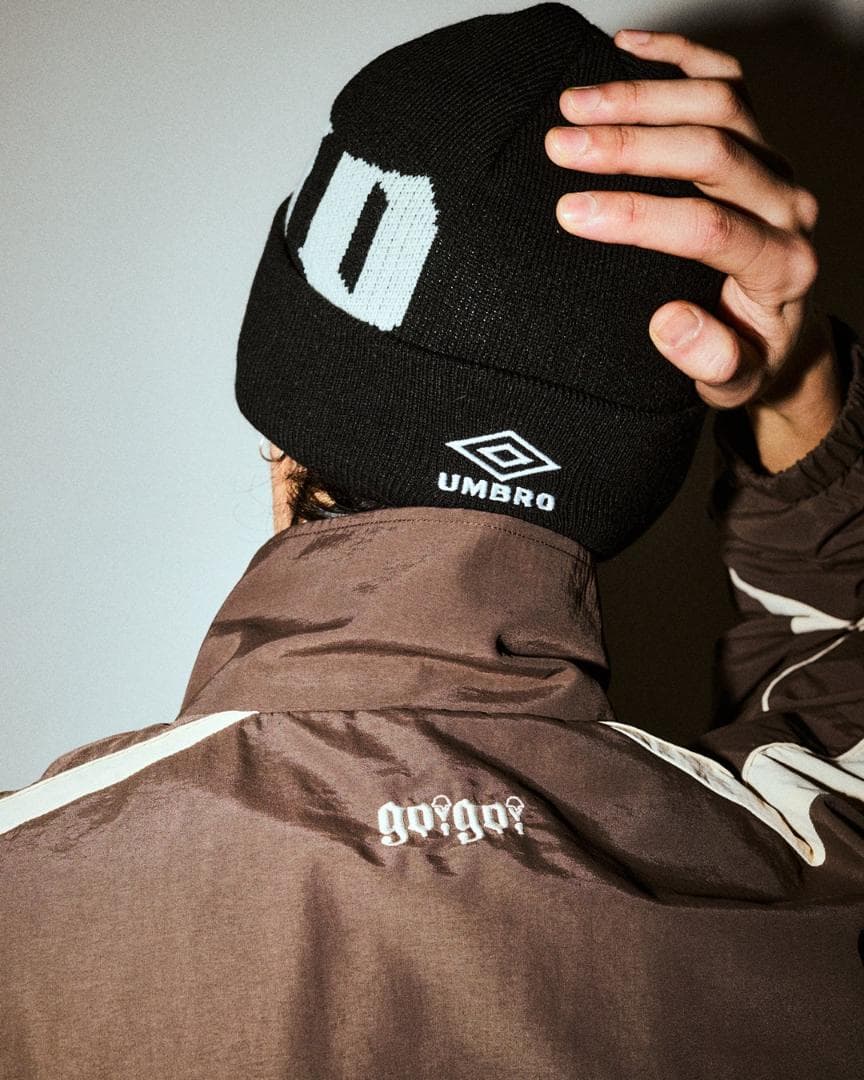 UMBRO × go!go!vanillas ロゴ ビーニー