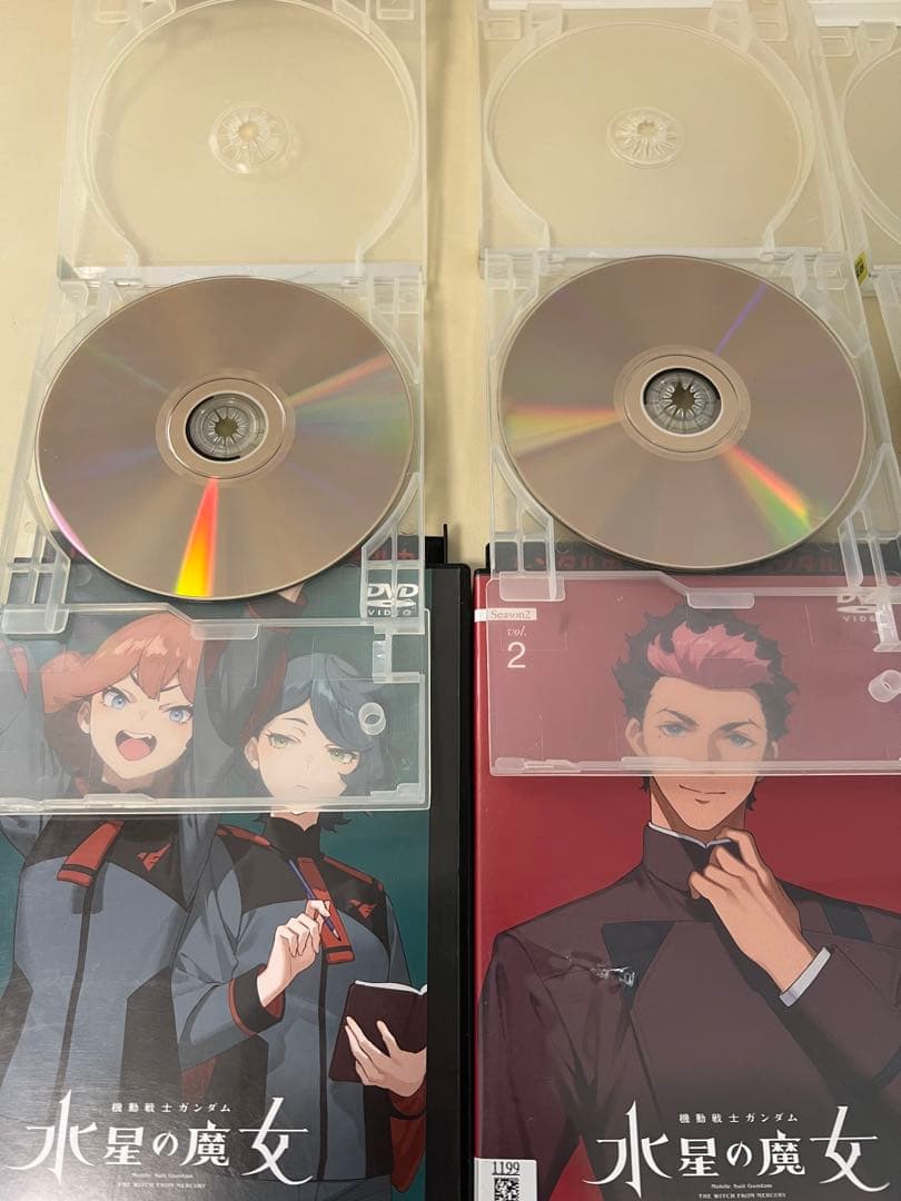 機動戦士ガンダム 水星の魔女 season1 season2 DVD レンタル