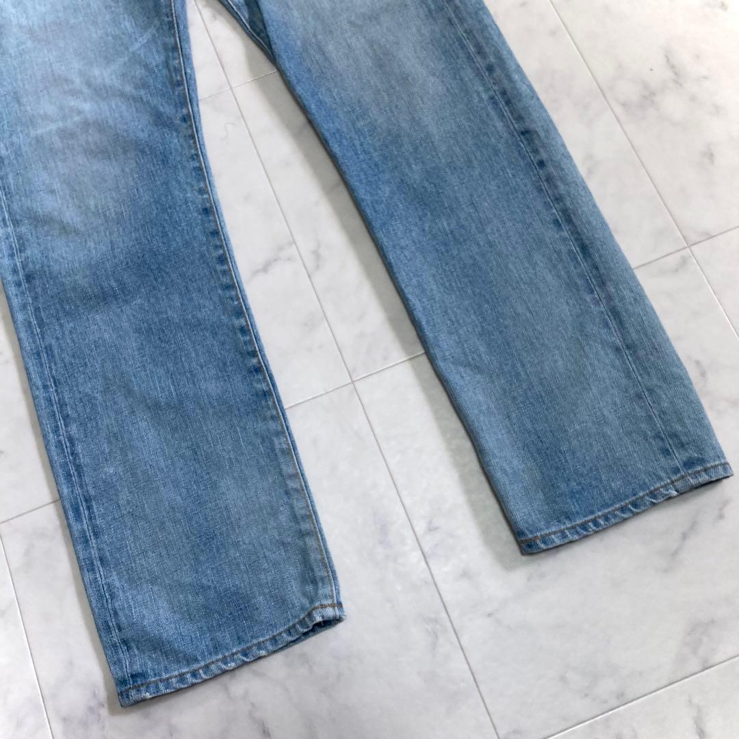 45R デニムパンツ ジーパン ジーンズ ライトブルー 30 隠しリベット 馬