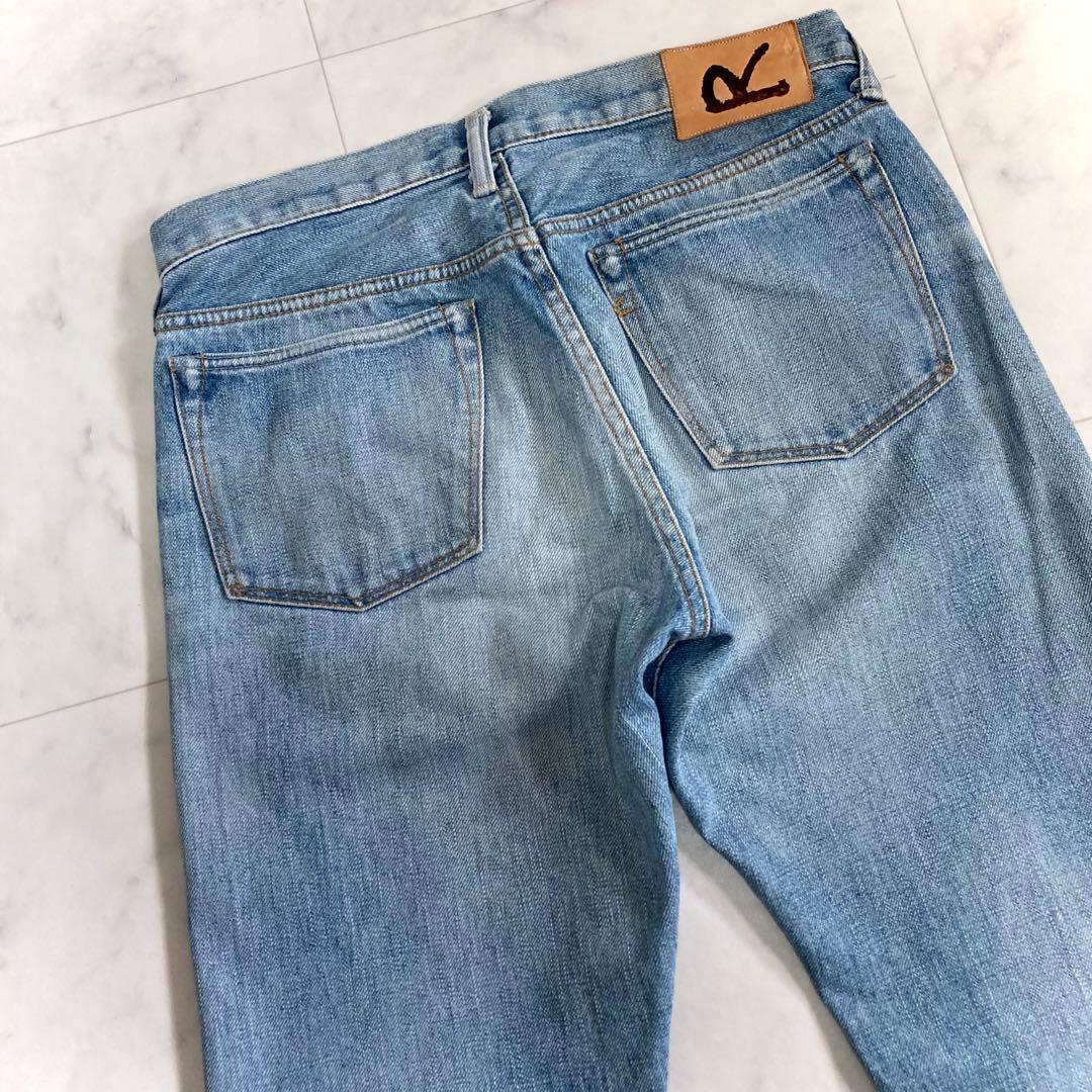 45R デニムパンツ ジーパン ジーンズ ライトブルー 30 隠しリベット 馬