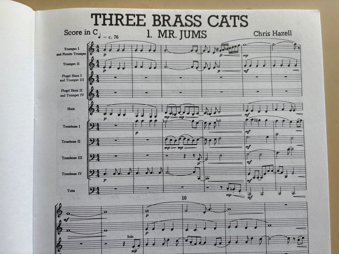 【金管楽譜】Just Brass No. 37 Three Brass Cats