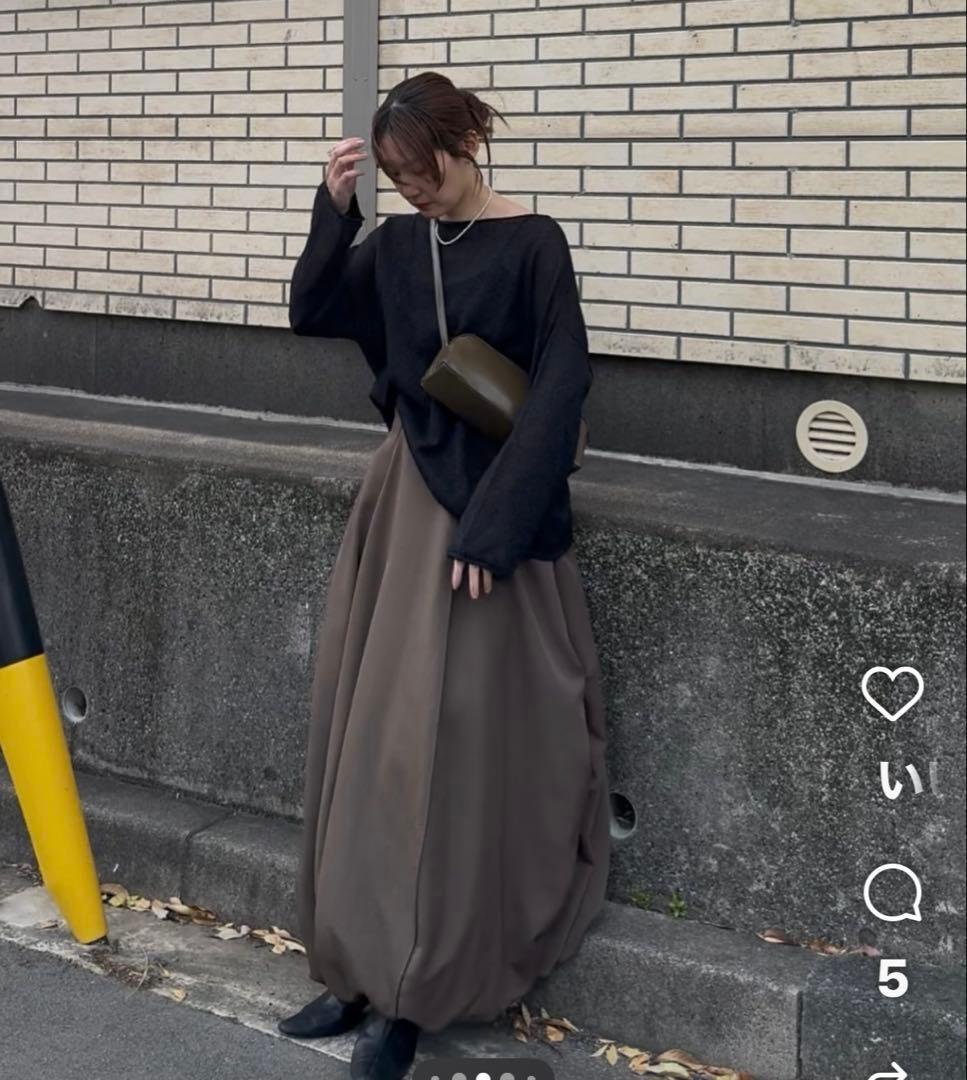 【美品】etretokyoサイドタックバルーンスカート