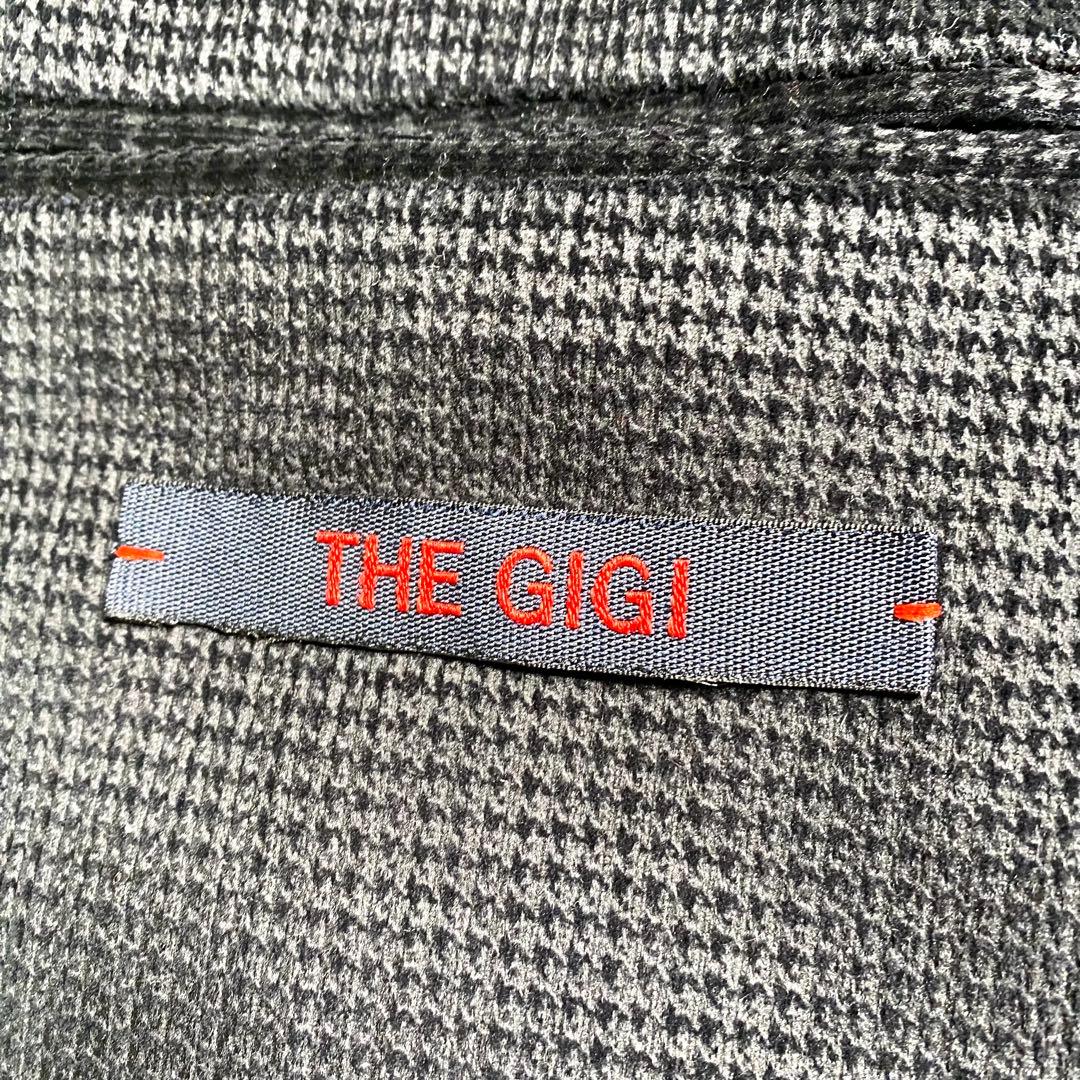 良品✨The GIGI テーラード DEGAS ストレッチ 千鳥格子 黒 M