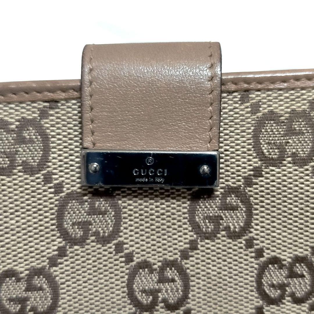 GUCCI　グッチ　財布　二つ折り　GGキャンバス