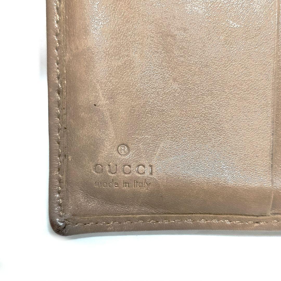 GUCCI　グッチ　財布　二つ折り　GGキャンバス