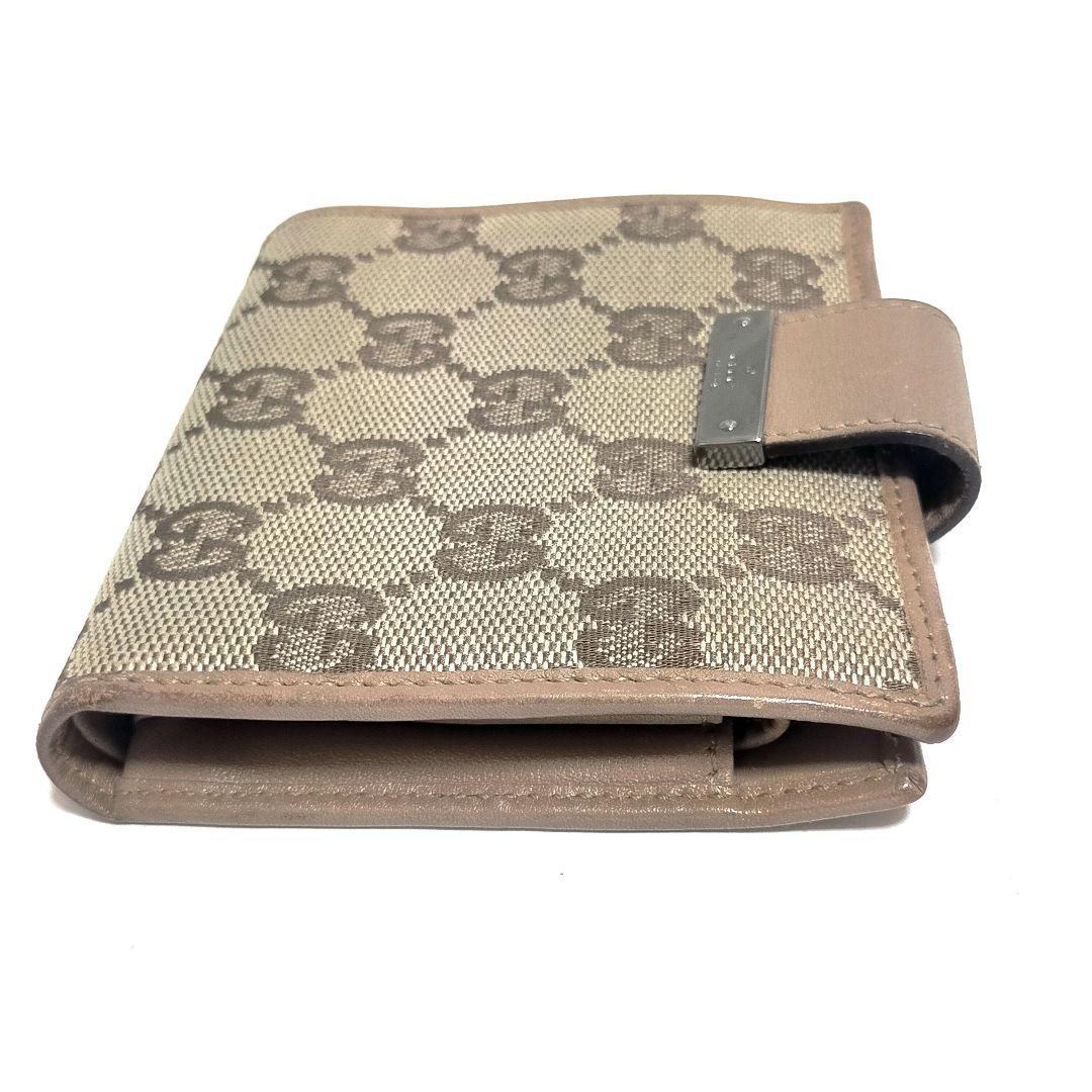 GUCCI　グッチ　財布　二つ折り　GGキャンバス