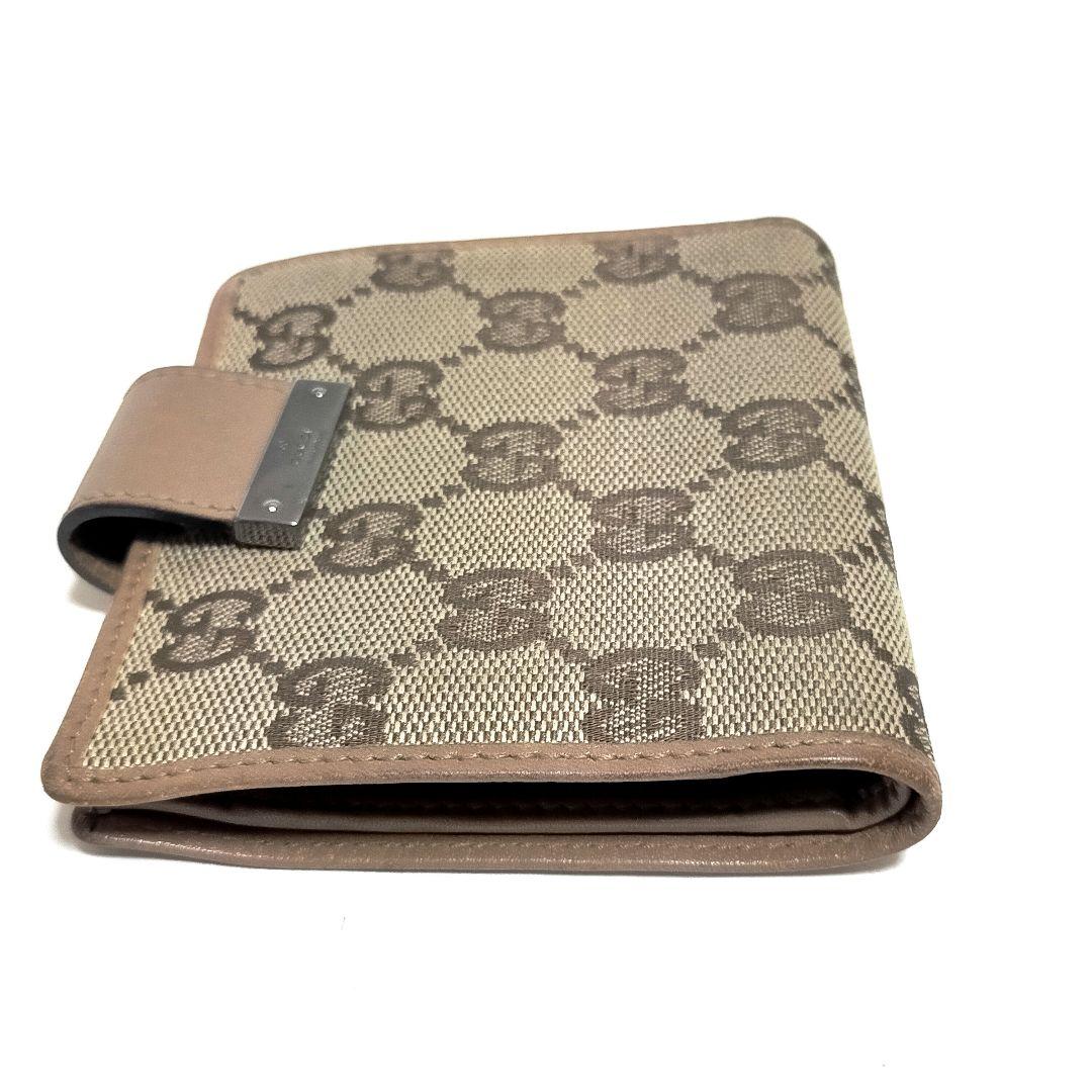 GUCCI　グッチ　財布　二つ折り　GGキャンバス