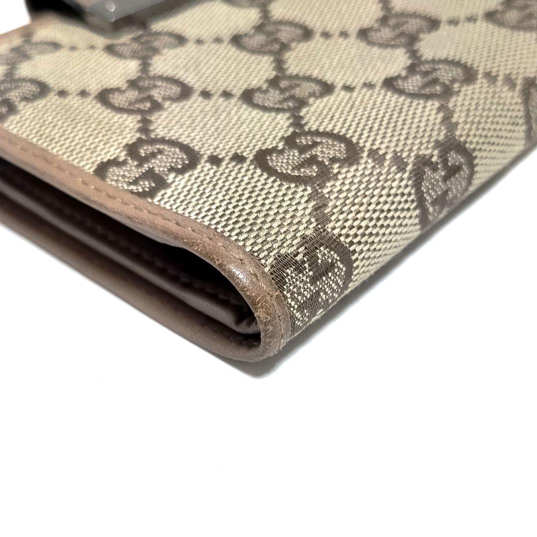 GUCCI　グッチ　財布　二つ折り　GGキャンバス