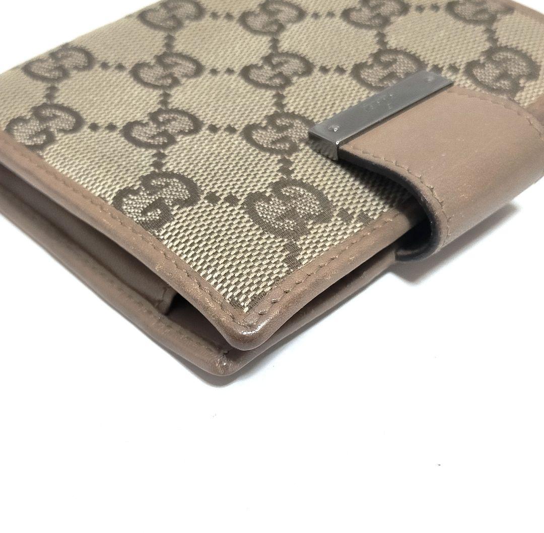 GUCCI　グッチ　財布　二つ折り　GGキャンバス