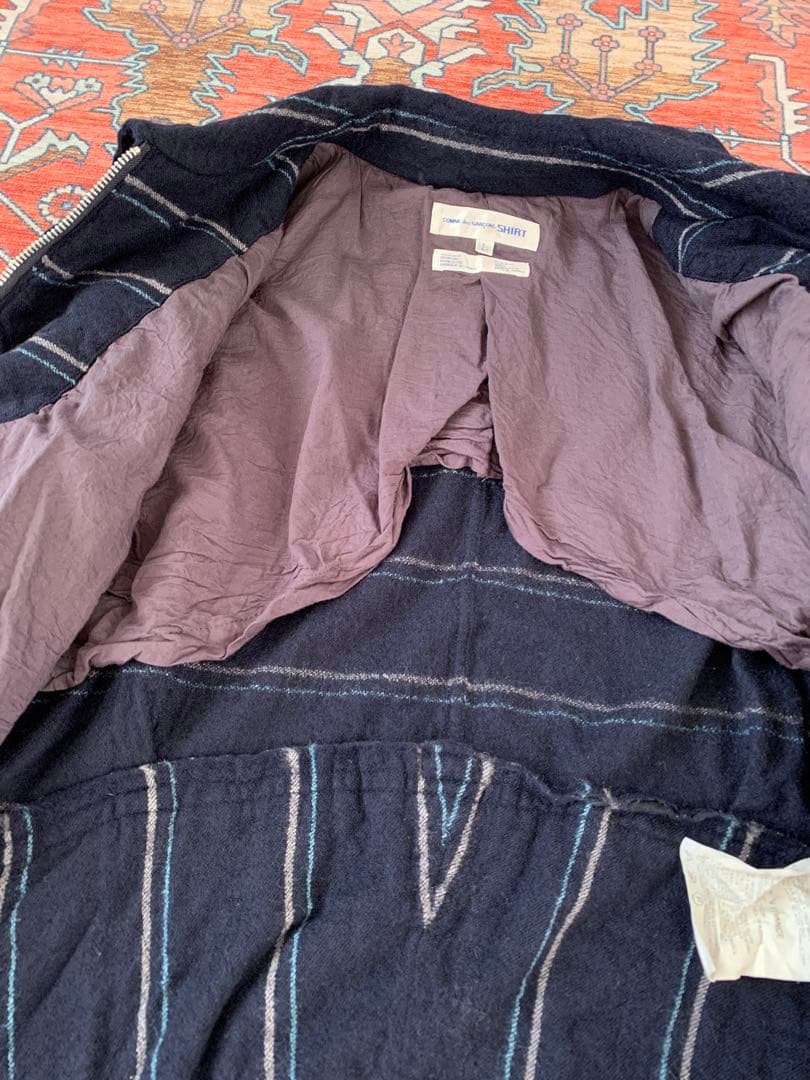 COMMEdesGARÇONS SHIRTコムデギャルソンシャツ縮絨ジャケット