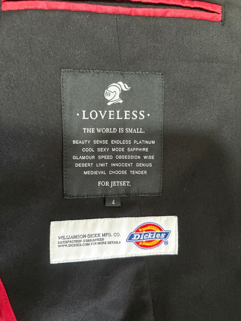 LOVELESS× Dickiesテーラードジャケット