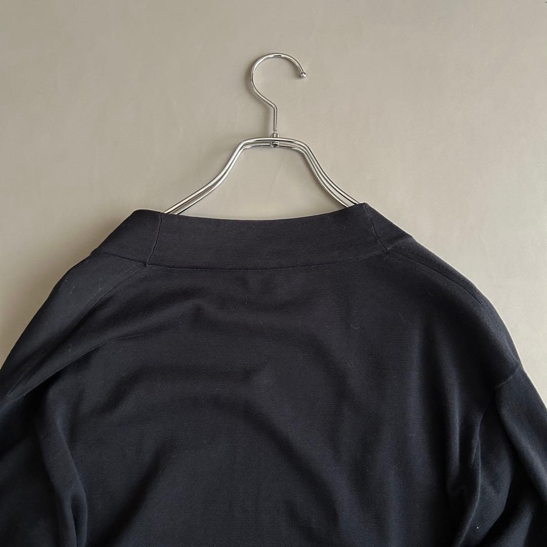 HYKE ハイク　ロングカーディガン　ブラック 綿　100% 美品