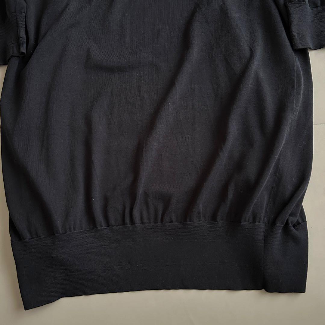 HYKE ハイク　ロングカーディガン　ブラック 綿　100% 美品