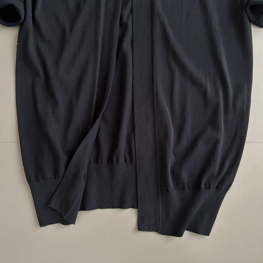 HYKE ハイク　ロングカーディガン　ブラック 綿　100% 美品