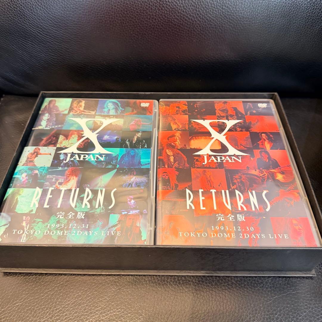 X JAPAN RETURNS 完全版 DVD-BOX 初回生産限定盤　新品同様