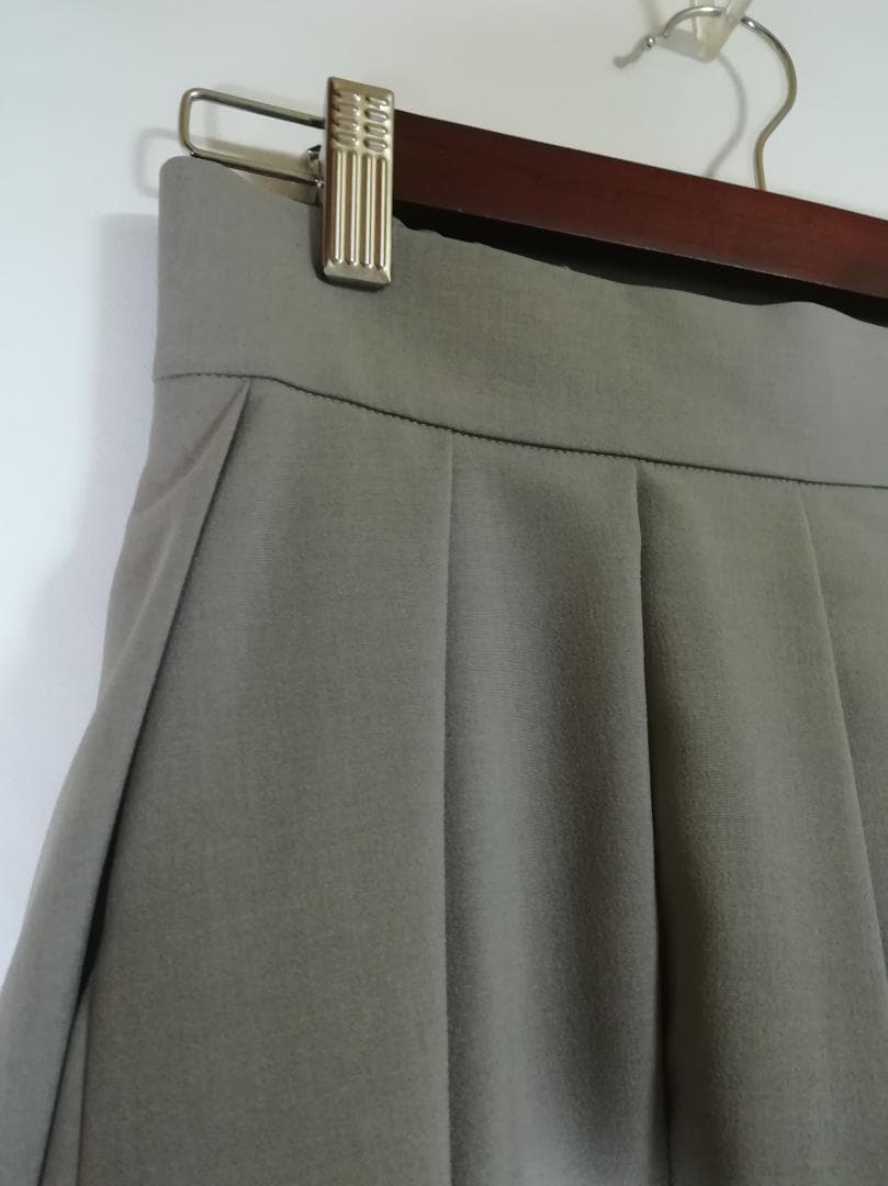 ADORE 24AW ドライクロススカート グレー サイズ38 アドーア