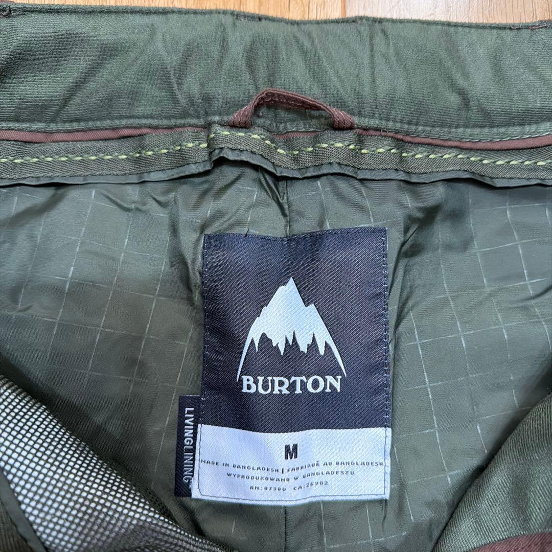 バートン(BURTON)スノーボードパンツ　Mサイズ　ブラウン系