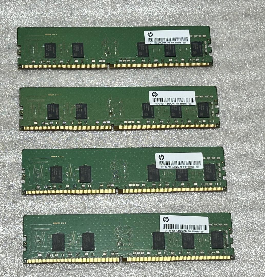 DDR4 32GB PC4‑2666V(8GB×4) ECC