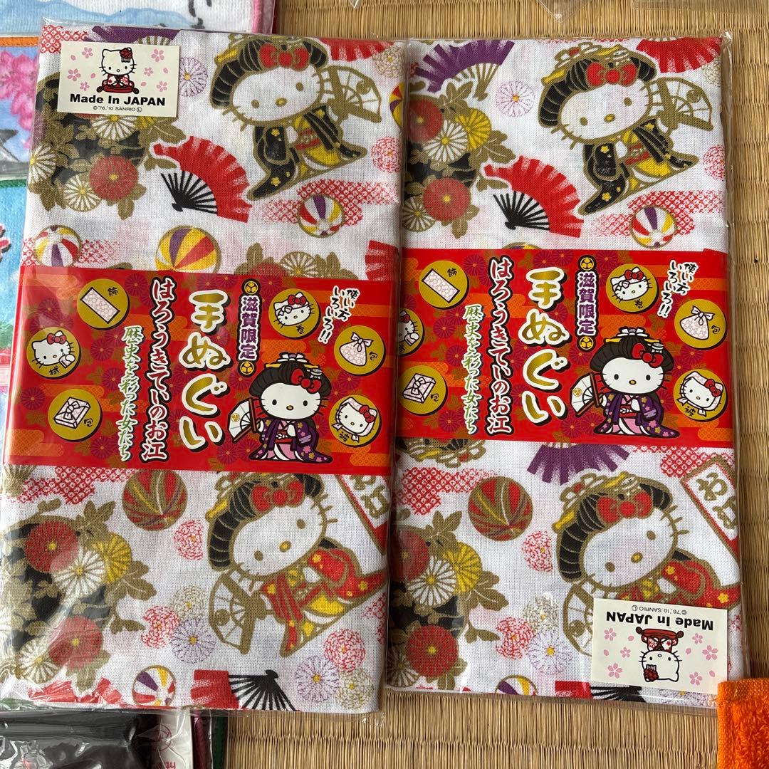 ご当地 キティ 根付け ストラップ プチタオル　バンドタオル　まとめ売り