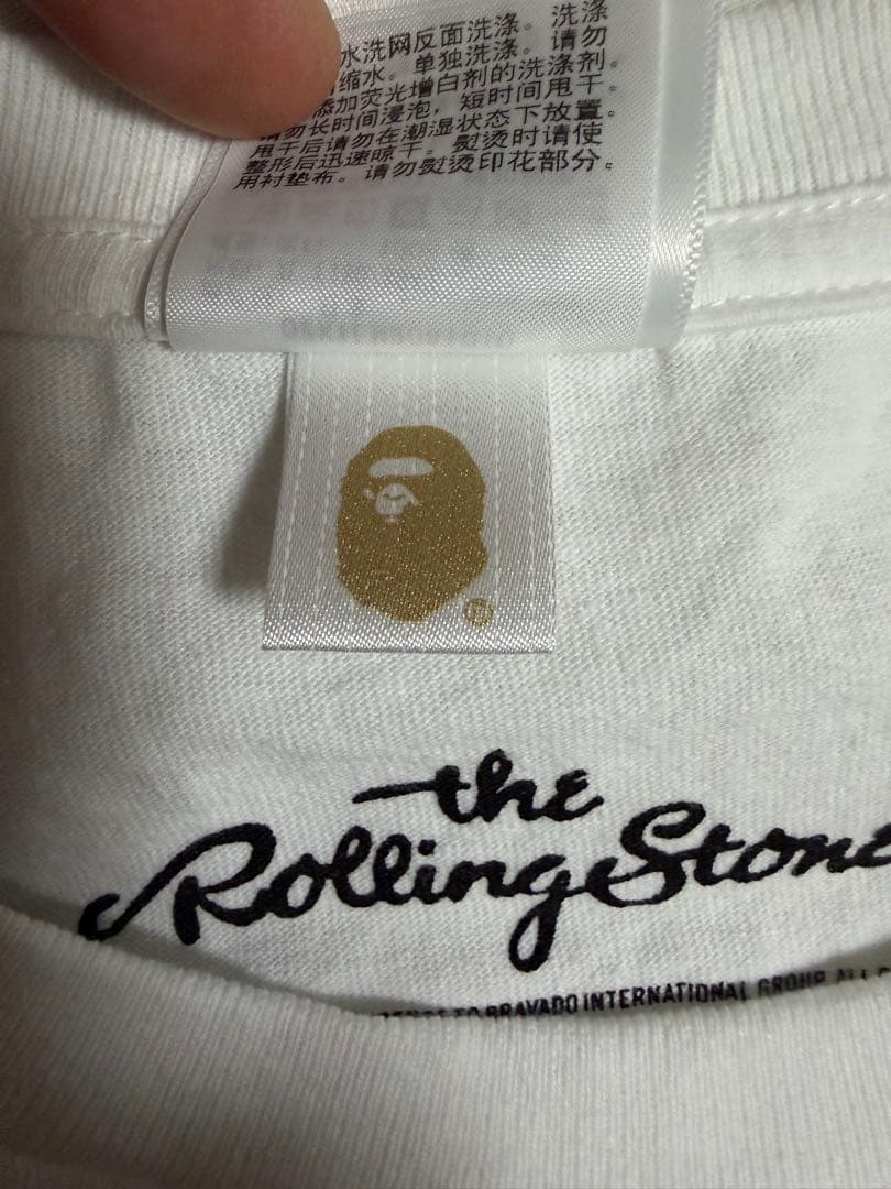 トップス A Bathing Ape Rolling Stones T-Shirt XL