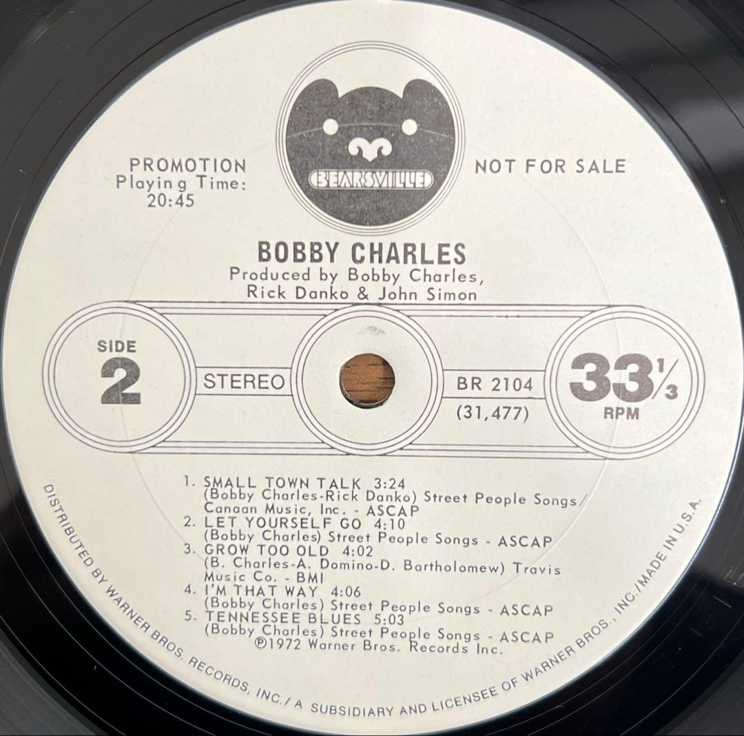 【LP/US見本盤】Bobby Charles