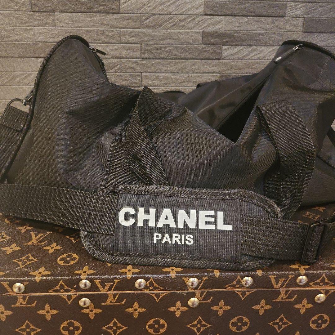 CHANELノベルティ　 ブラック ボストンバッグ