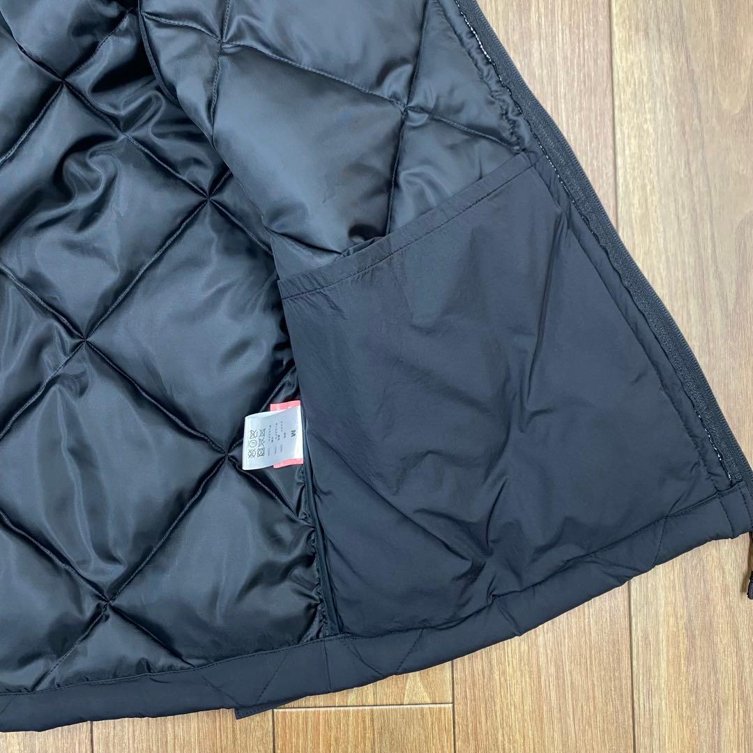 WAX 中綿ベスト / Puff vest BLACK 新品 M THM