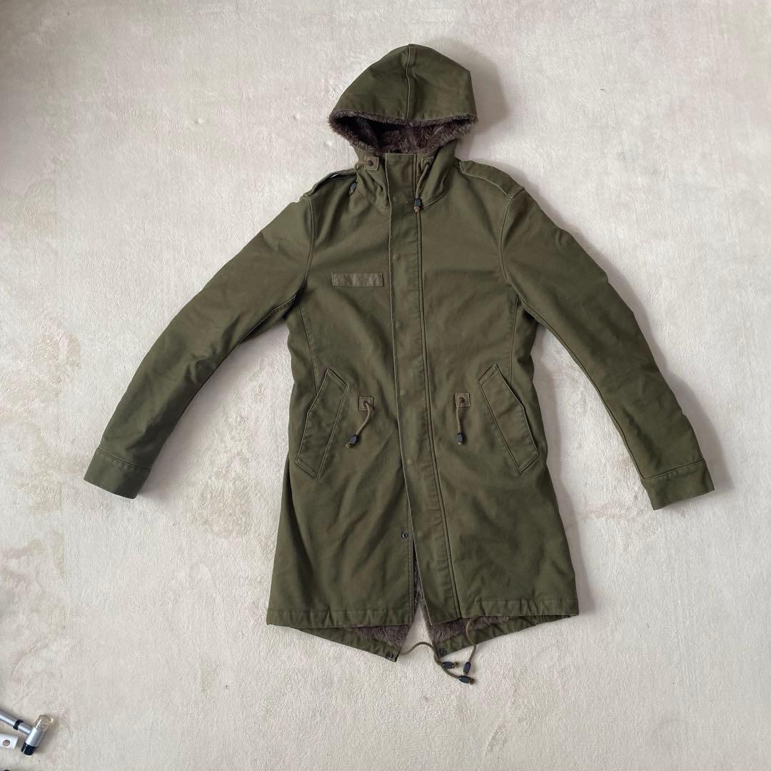 【廃盤人気モデル】wjk stretch satin M64 モッズコート　M