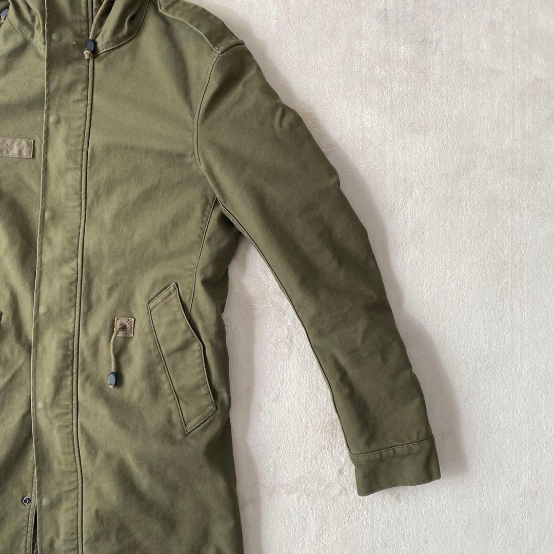 【廃盤人気モデル】wjk stretch satin M64 モッズコート　M