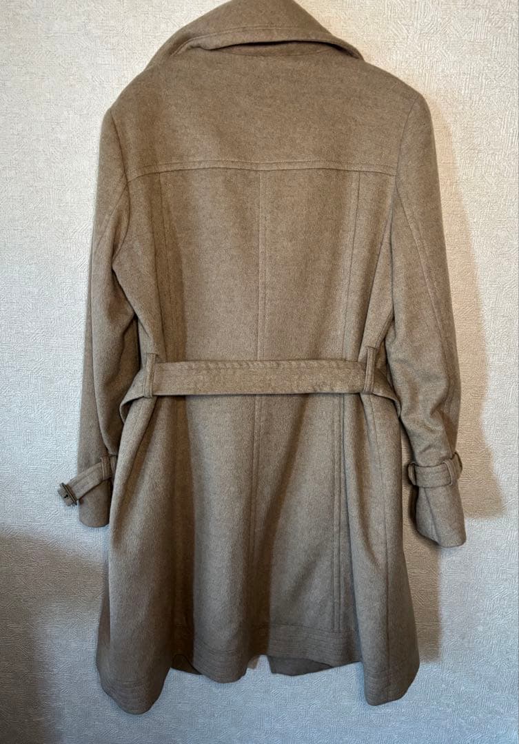 カシミヤ100%トレンチ ロングコート