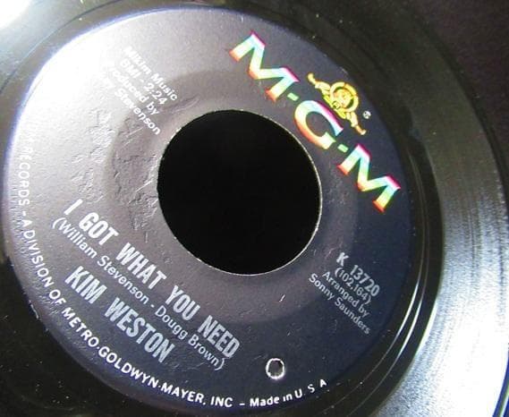 6【高速ノーザンソウル/原盤】Kim Weston/モッズ/MODS/60年代