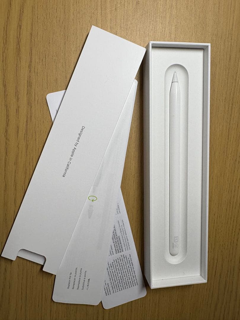 【ペン先交換済み】Apple Pencil（第2世代） ホワイト 箱付き