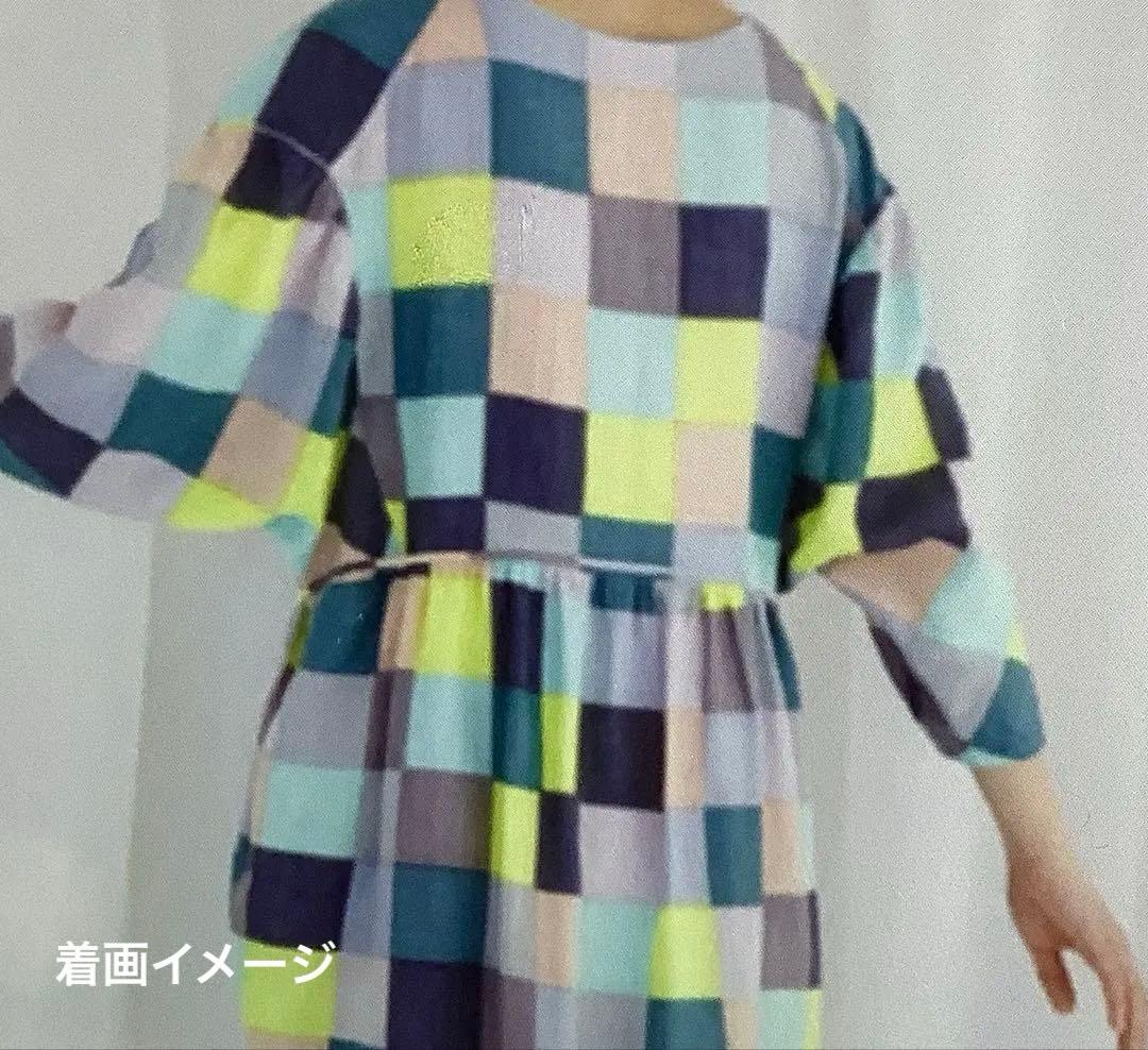 minä perhonen jelly チェック柄ワンピース