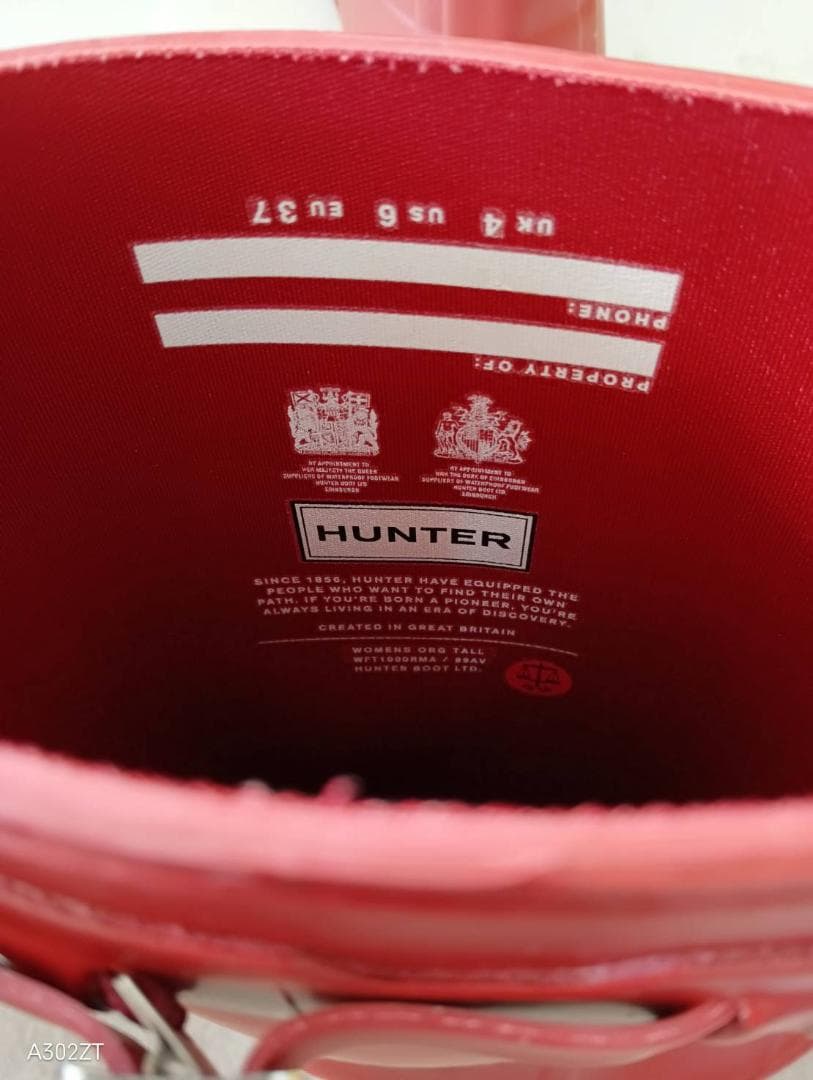 新品未使用★ハンター HUNTER 長靴 ラズベリー23㎝ mise