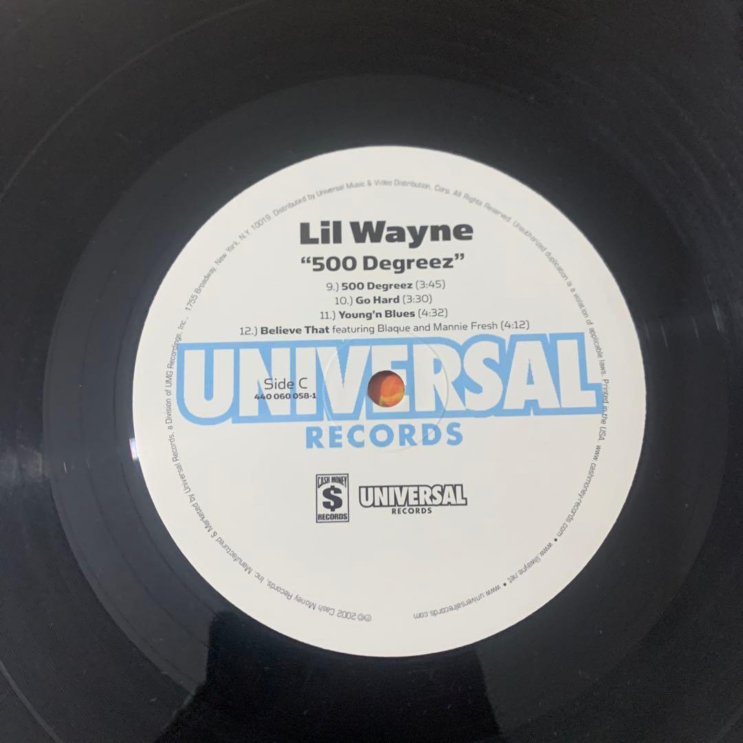 Lil Wayne 500 Degreez lpレコード