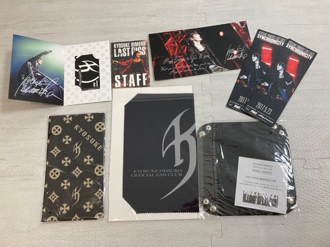 (限定セール)氷室京介 グッズ LAST GIGS  DVD  会報 BOØWY