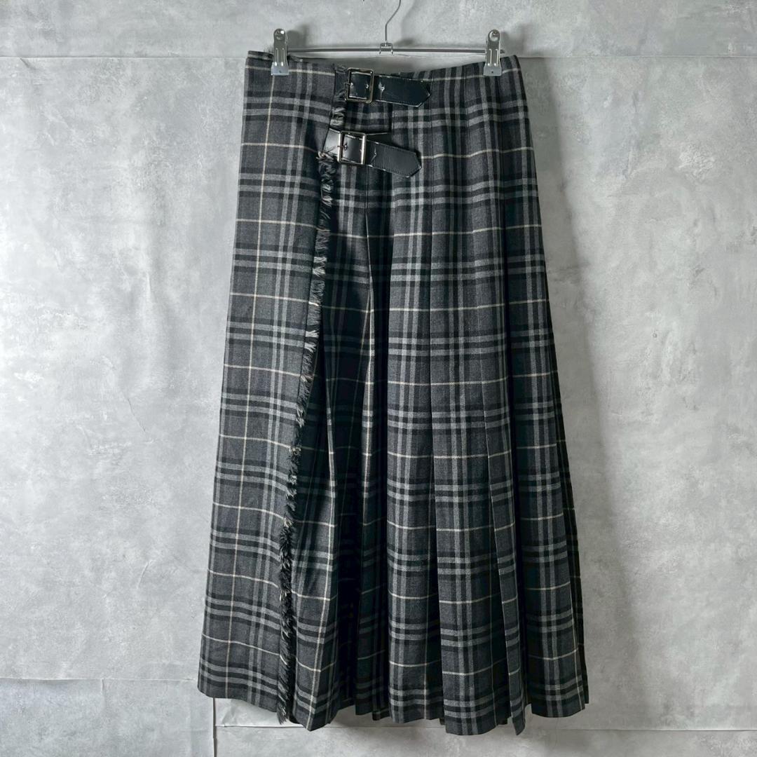 BURBERRY バーバリー ノバチェック キルト ロング スカート N682