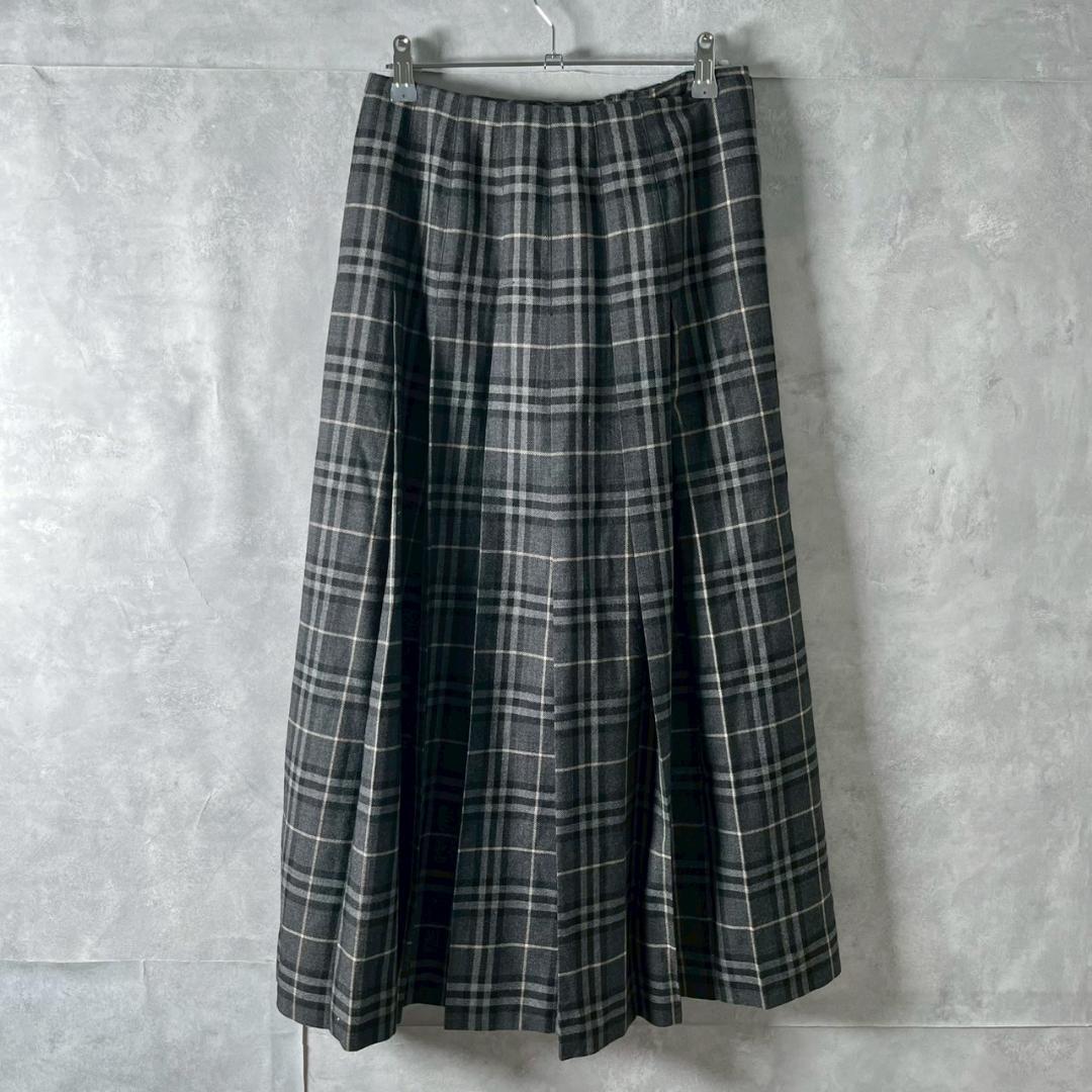 BURBERRY バーバリー ノバチェック キルト ロング スカート N682