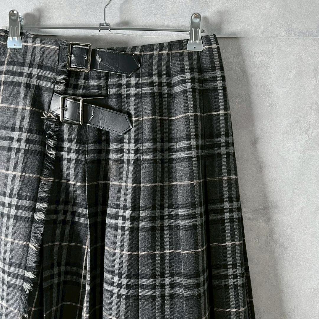 BURBERRY バーバリー ノバチェック キルト ロング スカート N682
