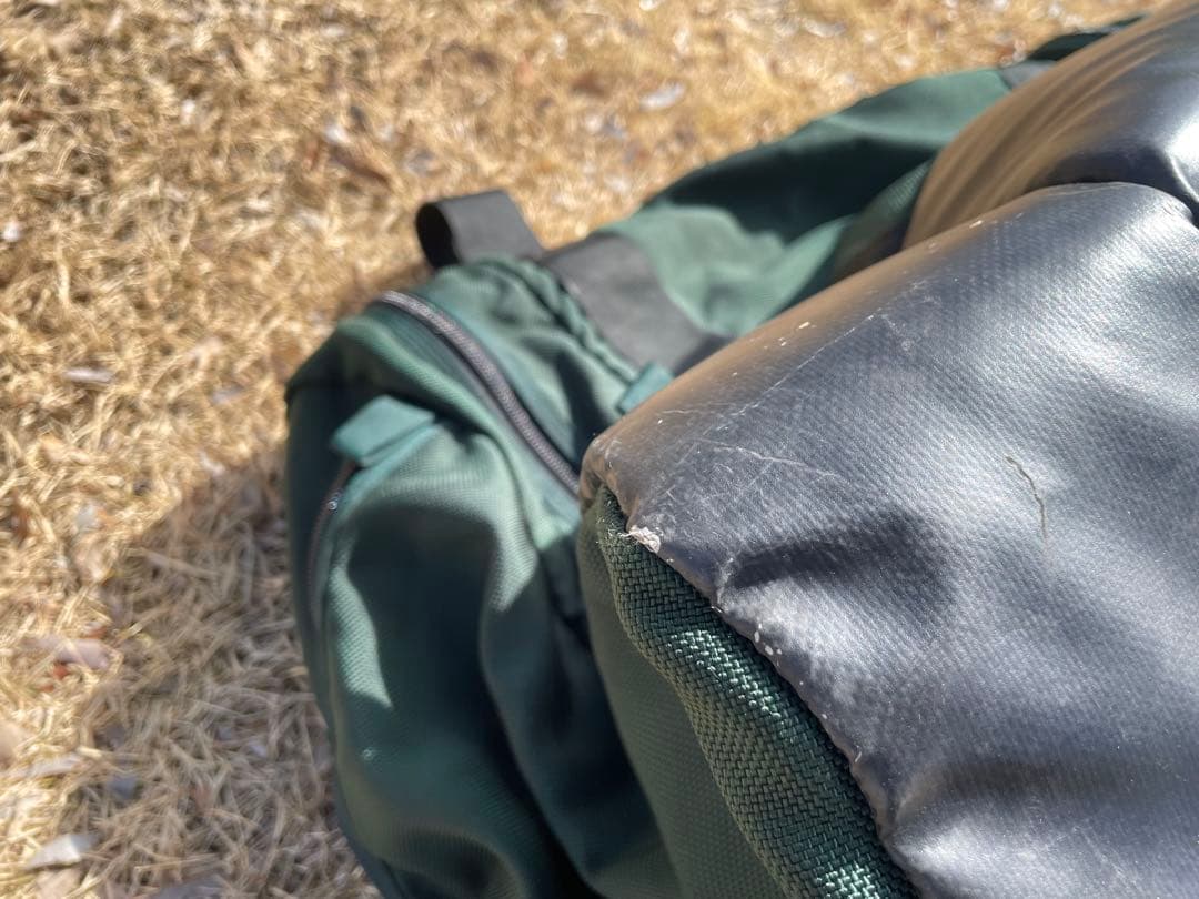 90s レア patagonia ハンターグリーン ミディアムラージギアBAG